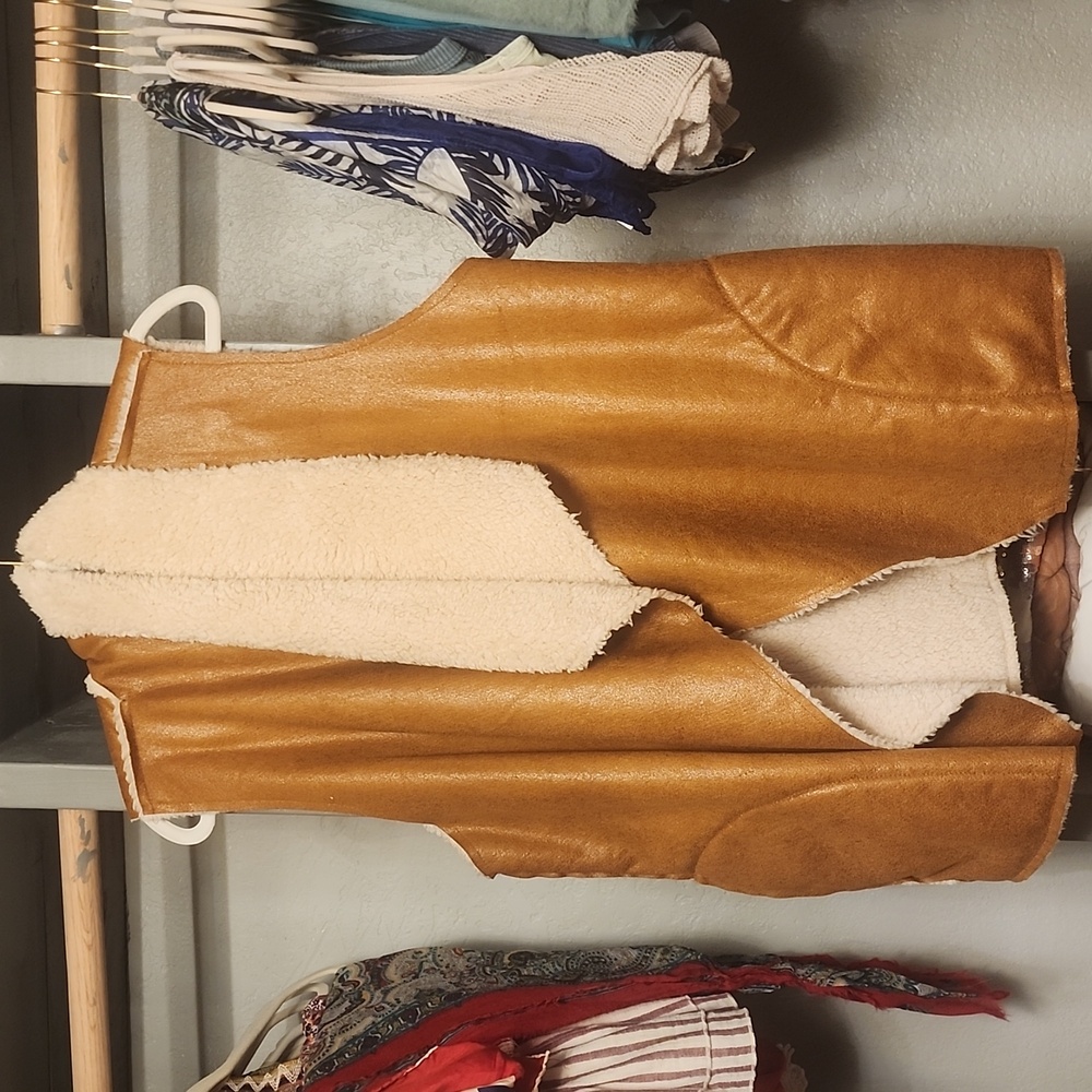 Pleather Vest